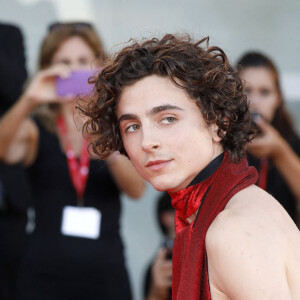 Timothée Chalamet - Tapis rouge du film "Bones and All" lors du 79e festival international du film de Venise, La Mostra. Le 2 septembre 2022.