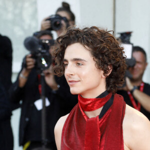 Timothée Chalamet - Tapis rouge du film "Bones and All" lors du 79e festival international du film de Venise, La Mostra. Le 2 septembre 2022.