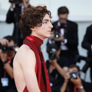 Timothée Chalamet - Tapis rouge du film "Bones and All" lors du 79e festival international du film de Venise, La Mostra. Le 2 septembre 2022.