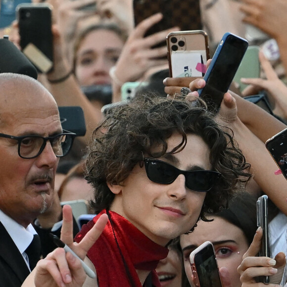 Timothée Chalamet - Projection du film "Bones And All'" lors de la 79e édition du Festival international du film de Venise (La Mostra), le 2 septembre 2022. © ANSA/Zuma Press/Bestimage