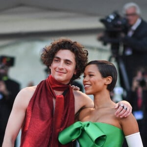 Timothée Chalamet et Taylor Russell - Projection du film "Bones And All'" lors de la 79e édition du Festival international du film de Venise (La Mostra), le 2 septembre 2022. © ANSA/Zuma Press/Bestimage