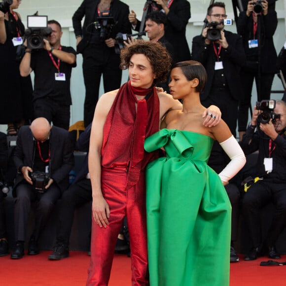 Taylor Russell et Timothée Chalamet - Projection du film "Bones And All'" lors de la 79e édition du Festival international du film de Venise (La Mostra), le 2 septembre 2022. © ANSA/Zuma Press/Bestimage