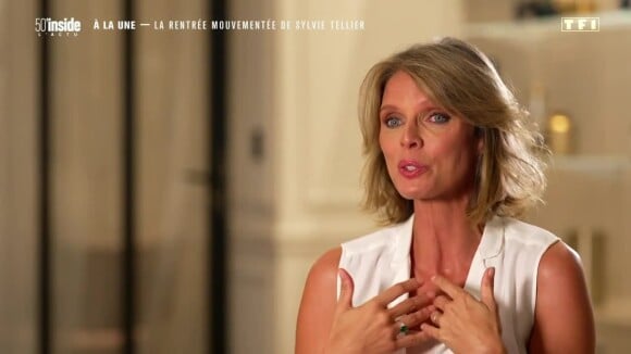 Sylvie Tellier, invitée de "50 Minutes Inside" sur TF1.