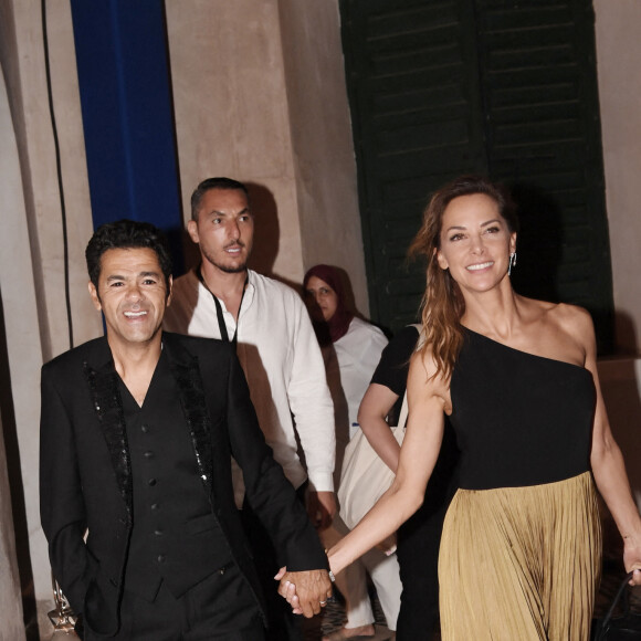 Exclusif - Jamel Debbouze et sa femme Mélissa Theuriau à l'after-party de la soirée du grand gala du "Marrakech du Rire 2022" pour la 10ème édition à l'hôtel Selman de Marrakech, Maroc,  © Rachid Bellak/Bestimage