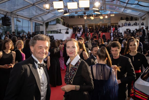 Exclusif - Philippe Sereys de Rothschild et sa compagne Carole Bouquet - Cérémonie de clôture du 75e Festival de Cannes. Le 28 mai 2022. © Unique Agency / Bestimage