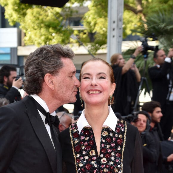 Philippe Sereys de Rothschild et sa compagne Carole Bouquet - Cérémonie de clôture du 75e Festival de Cannes. Le 28 mai 2022. © Giancarlo Gorassini / Bestimage