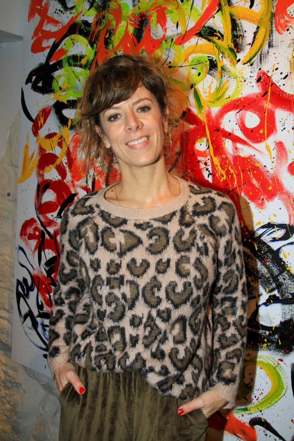 Magali Ripoll lors du vernissage de l'exposition "Presence And Representation" à l'Atelier Visconti à Paris le 23 novembre 2021. © Philippe Baldini / Bestimage