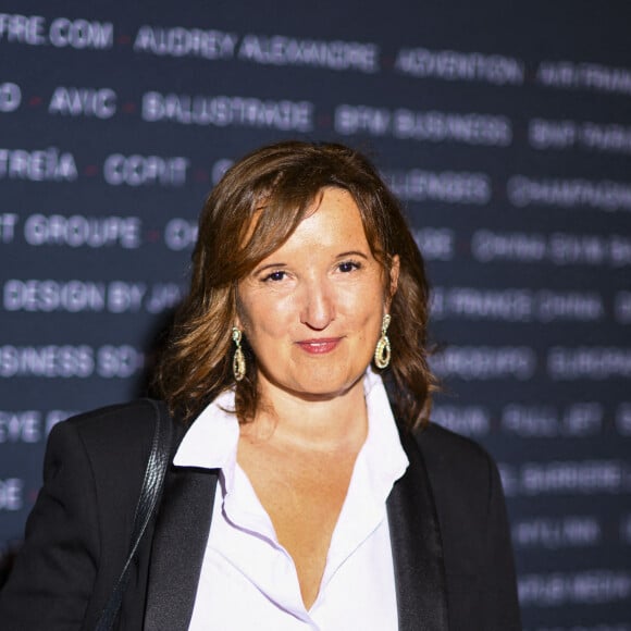 Exclusif - Anne Roumanoff au photocall de la soirée des 10 ans du Chinese Business Club à l'InterContinental Paris le 5 septembre 2022. © Pierre Perusseau / Bestimage