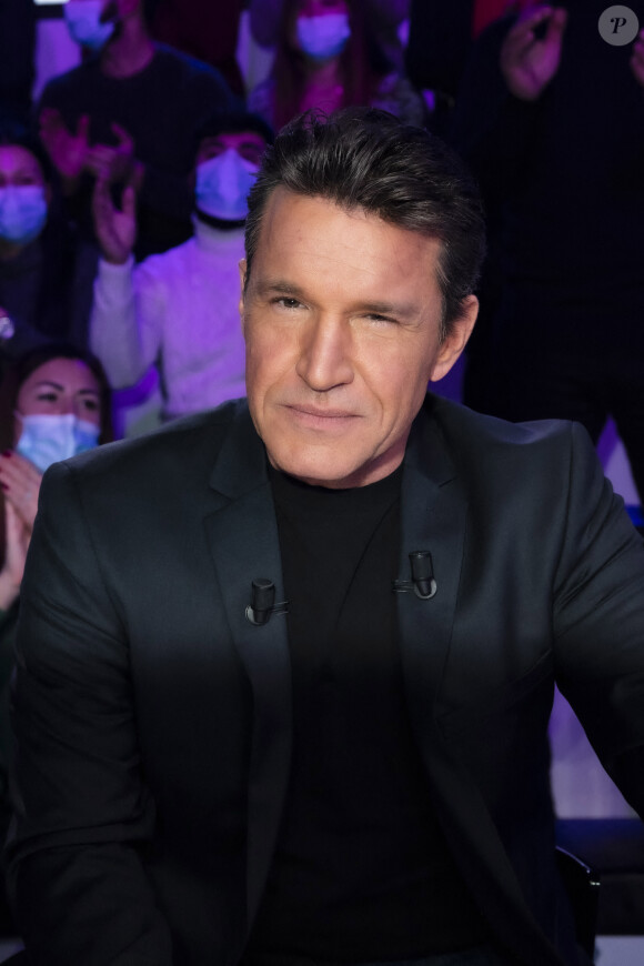 Exclusif - Benjamin Castaldi pendant l'émission TPMPXXL (Touche Pas à Mon Poste XXL) présentée en direct par V.Benaim le 06/01/22 en direct sur C8 - Paris le 06/01/22 © Jack Tribeca / Bestimage