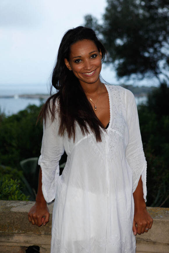 Cindy Fabre - Soiree ''Enfant Star & Match" à l'hôtel Du Cap-Eden-Roc au Cap d'Antibes le 7 juillet 2014.