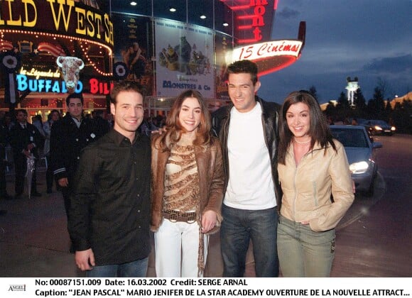 Mario, Olivia Ruiz, Jean-Pascal Lacoste et Jenifer à l'époque de la Star Academy