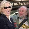 Radioman salue la star Glenn Close à New York en 2004