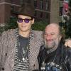 Radioman salue la star Johnny Depp à New York à 2004