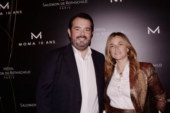 Exclusif - Jean-François Piège et sa femme Elodie - Moma Group fête son 10ème anniversaire à l'hôtel Salomon de Rothschild à Paris. © Rachid Bellak/Bestimage