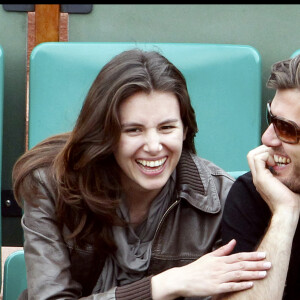 Louise Monot et Lannick Gautry à Roland Garros en 2010.