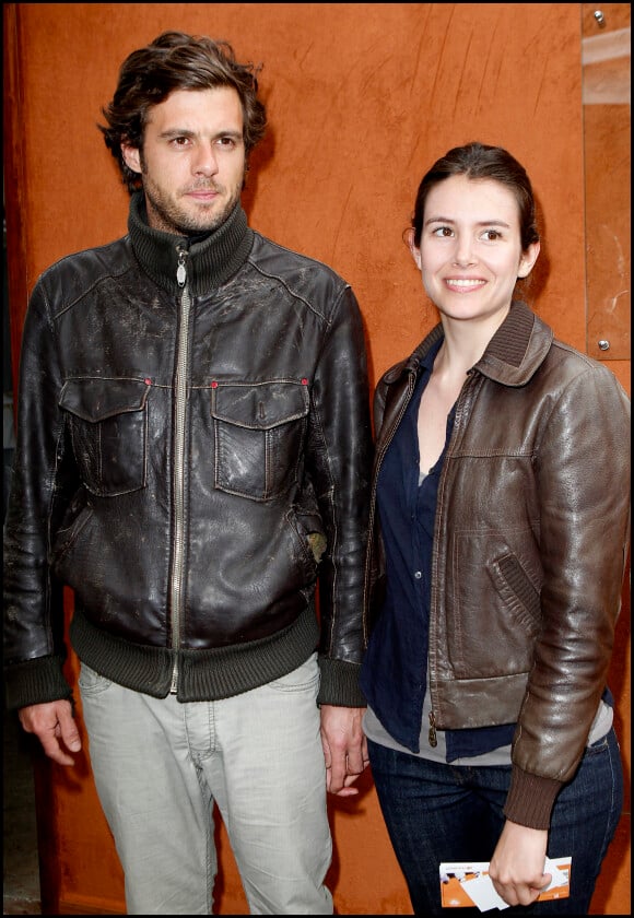 Lannick Gautry et Louise Monot à Roland Garros en 2010.