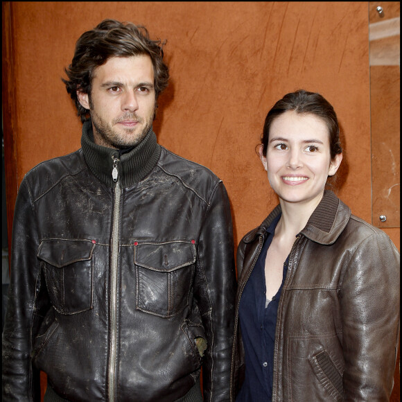 Lannick Gautry et Louise Monot à Roland Garros en 2010.