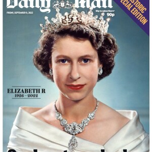 La "Une" (couverture) du Daily Mail sortie après la mort d'Elizabeth II