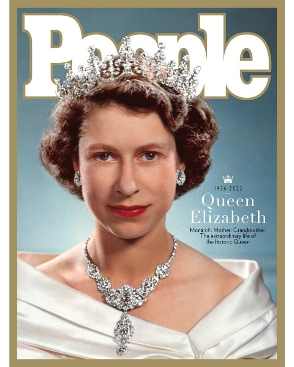 La "Une" (couverture) de People Magazine après la mort d'Elizabeth II
