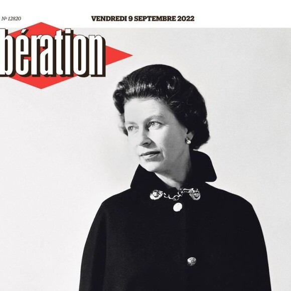 La "Une" de Libération à l'occasion de la mort d'Elizabeth II