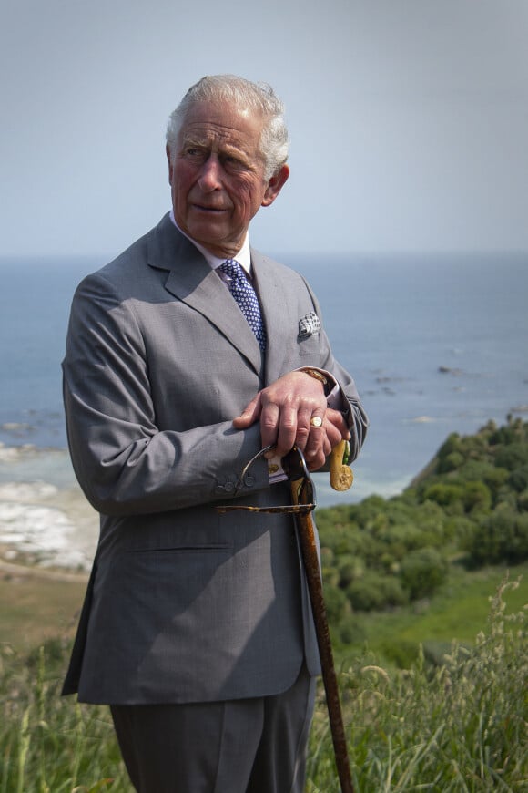 Le prince Charles, prince de Galles - Visite à Takahanga Marae à Kaikoura, le septième jour de la visite royale en Nouvelle-Zélande, le 23 novembre 2019. 