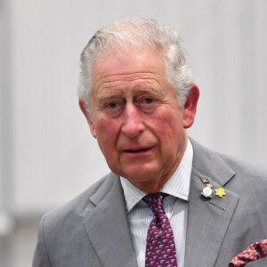 Le prince Charles en visite à l'usine "CAF train factory" à Newport. Le 21 février 2020 