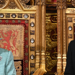 Le prince Charles, prince de Galles, la reine Elisabeth II d'Angleterre - Arrivée de la reine Elizabeth II et discours à l'ouverture officielle du Parlement à Londres le 19 décembre 2019. Lors de son discours, la reine a dévoilé son plan décennal pour mettre à profit le Brexit et relancer le système NHS. 