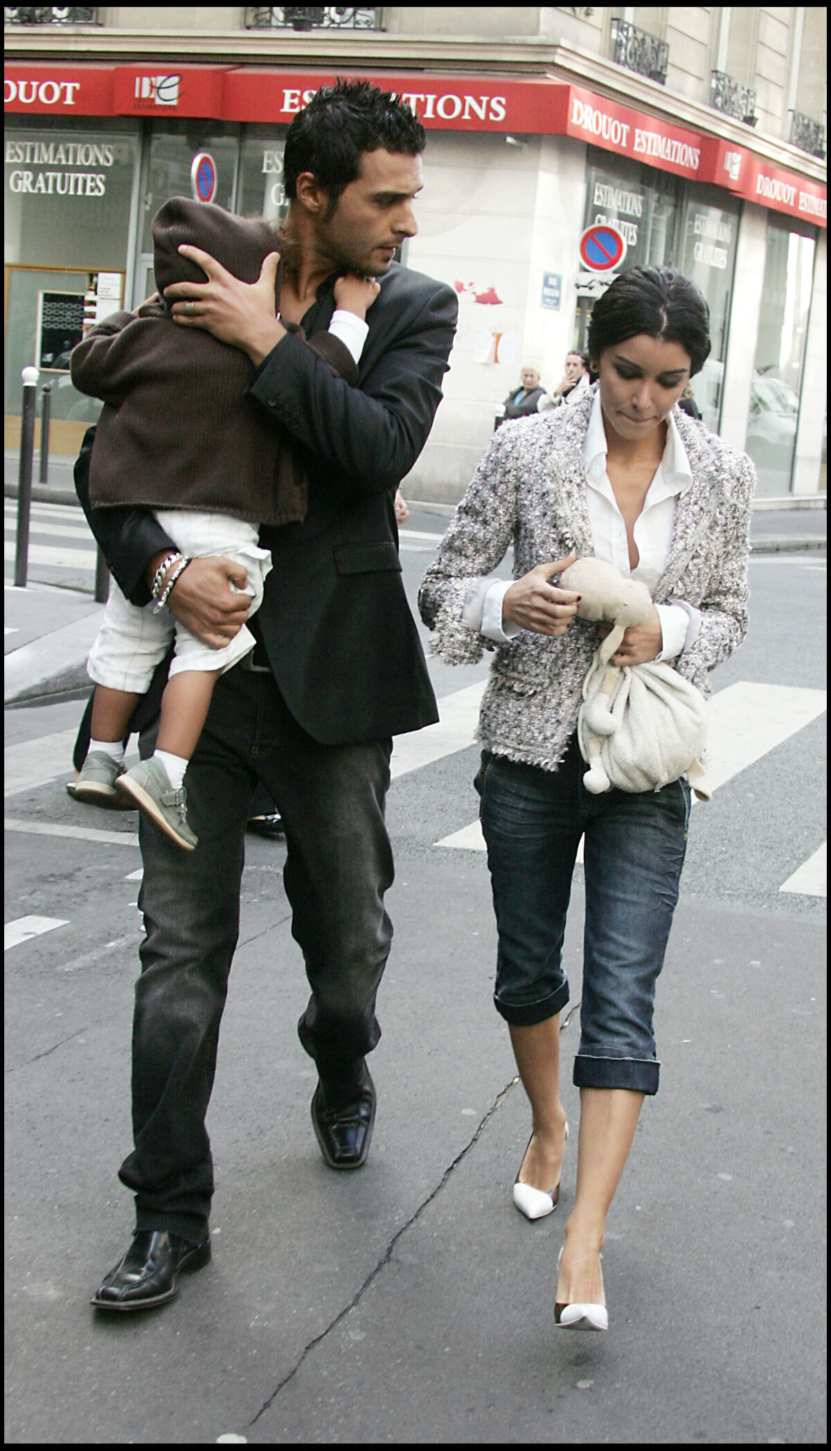 Photo : Jenifer, Maxim Nucci et leur fils. - Purepeople