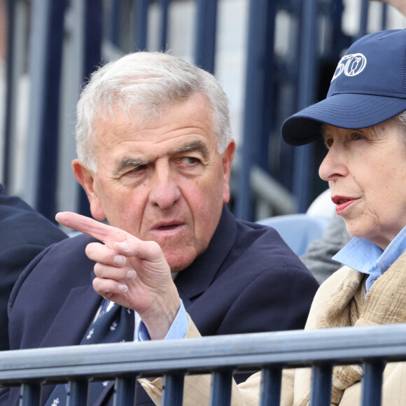 La princesse Anne d'Angleterre au tournoi de golf "The 150th Open at St Andrews Old Course" à Saint-Andrews en Ecosse. Le 13 juillet 2022 