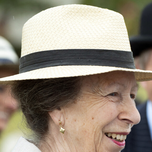 La princesse Anne lors d'une visite au Great Yorkshire Showground à Harrogate, North Yorkshire, Royaume Uni, le 12 juillet 2022. 