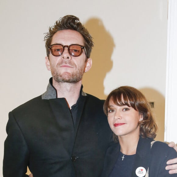 Emma de Caunes et son mari Jamie Hewlett - Vernissage de l'exposition "New American Art" à la galerie des Acacias by Mazarine à Paris le 20 octobre 2015. © Olivier Borde / Bestimage