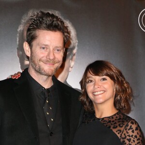 Jamie Hewlett et sa femme Emma De Caunes - Photocall de la cérémonie de remise du prix Lumière à Martin Scorsese lors du festival Lumière 2015 (Grand Lyon Film Festival) à Lyon. Le 16 octobre 2015