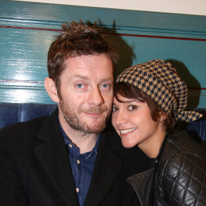 Exclusif - Emma de Caunes et son époux Jamie Hewlett - Cocktail au "Lafayette Maison" après le coup d'envoi des illuminations de Noël des Galeries Lafayette par Jerry Hall à Paris, le 5 novembre 2014.