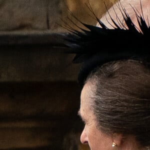 La comtesse Sophie de Wessex, la princesse Anne d'Angleterre - La famille royale d'Angleterre à l'arrivée du cercueil de la reine Elisabeth II d'Angleterre au palais Holyroodhouse à Edimbourg. Le 11 septembre 2022 