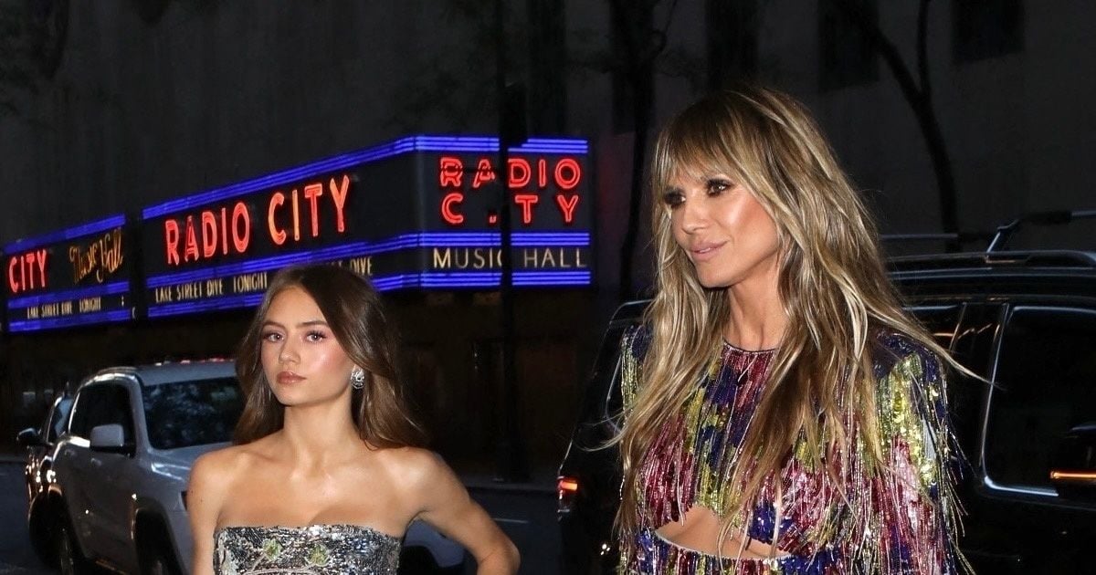 Exclusif - Heidi Klum et sa fille Leni arrivent aux 9th Annual Fashion
