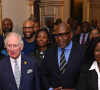 Le prince Charles, alors prince de Galles, donne une réception pour les personnalités de la Powerlist à Clarence House à Londres, le 1er mars 2022
