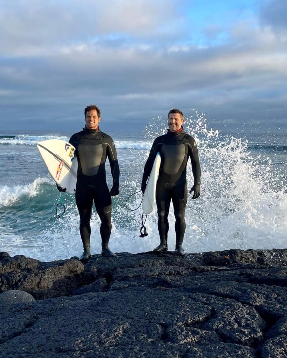 Bixente Lizarazu est allé faire du surf en Islande