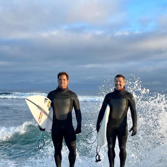 Bixente Lizarazu est allé faire du surf en Islande