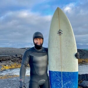 Bixente Lizarazu est allé faire du surf en Islande