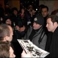 John Travolta à Paris pour la Première de From Paris with Love, le 9 février