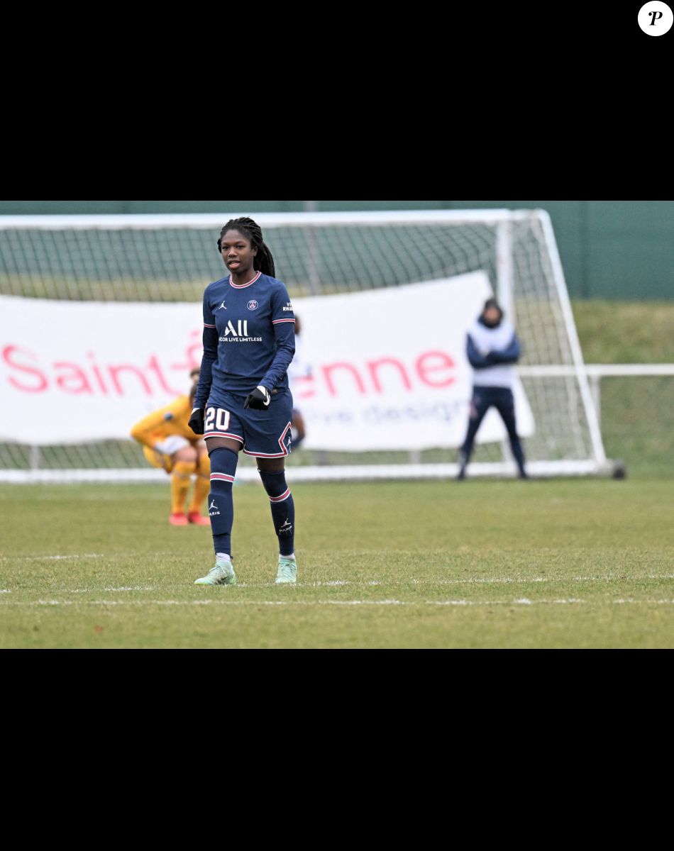 Aminata Diallo (psg) - Match de D1 Arkema "Saint-Etienne - PSG (0-5)" au stade Salif-Keïta, le 23 janvier 2022.