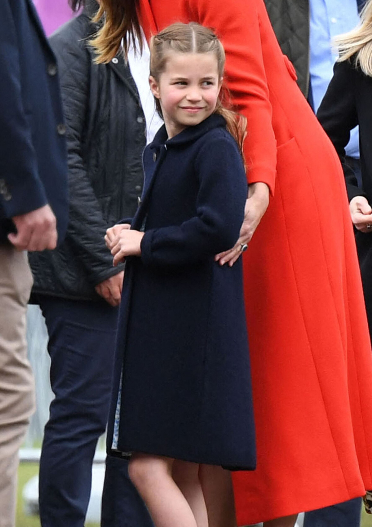 Photo La princesse Charlotte de Cambridge en visite au château de Cardiff, Royaume Uni, le 4