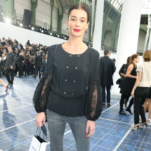 Aurelie Dupont - People au defile de mode Chanel pret-a-porter printemps-ete 2013 au Grand Palais a Paris. Le 2 octobre 2012