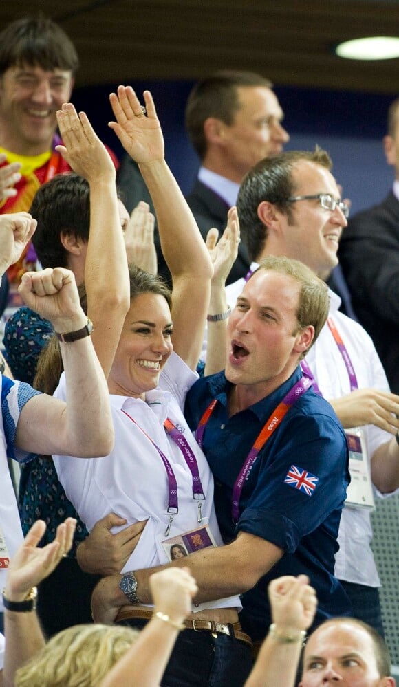 La princesse Kate et le prince William étaient aux anges et très complices lors d'une épreuve de cyclisme dans le cadre des jeux olympiques de Londres en 2012
