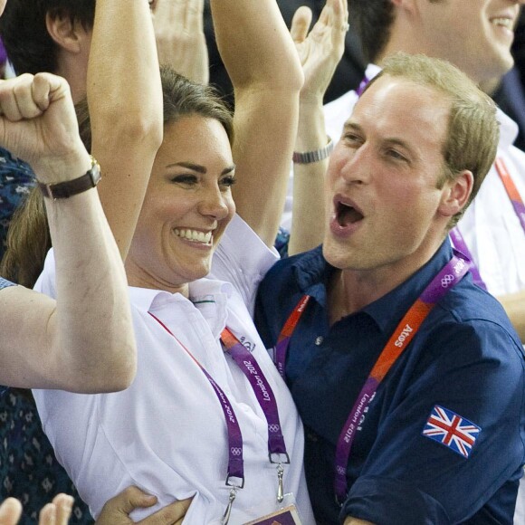 La princesse Kate et le prince William étaient aux anges et très complices lors d'une épreuve de cyclisme dans le cadre des jeux olympiques de Londres en 2012