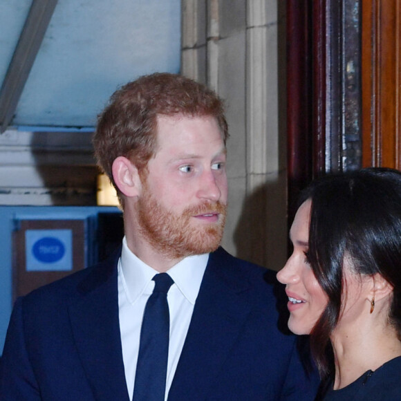 Le prince Harry et Meghan Markle - Concert au théâtre Royal Albert Hall à l'occasion du 92ème anniversaire de la reine Elisabeth II d'Angleterre à Londres le 21 avril 2018. 