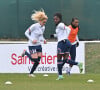 Keira Hamraoui et Aminata Diallo (psg) - Match féminin de l'AS Saint-Etienne contre le Paris Saint-Germain.