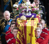 Le roi Charles III d'Angleterre - Service funéraire à l'Abbaye de Westminster pour les funérailles d'Etat de la reine Elizabeth II d'Angleterre. Le 19 septembre 2022 © Danny Lawson / PA via Bestimage 