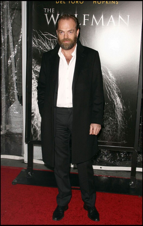 Hugo Weaving à l'occasion de l'avant-première de Wolfman, dans l'enceinte de l'ArcLight Theatre d'Hollywood, à Los Angeles, le 9 février 2010.