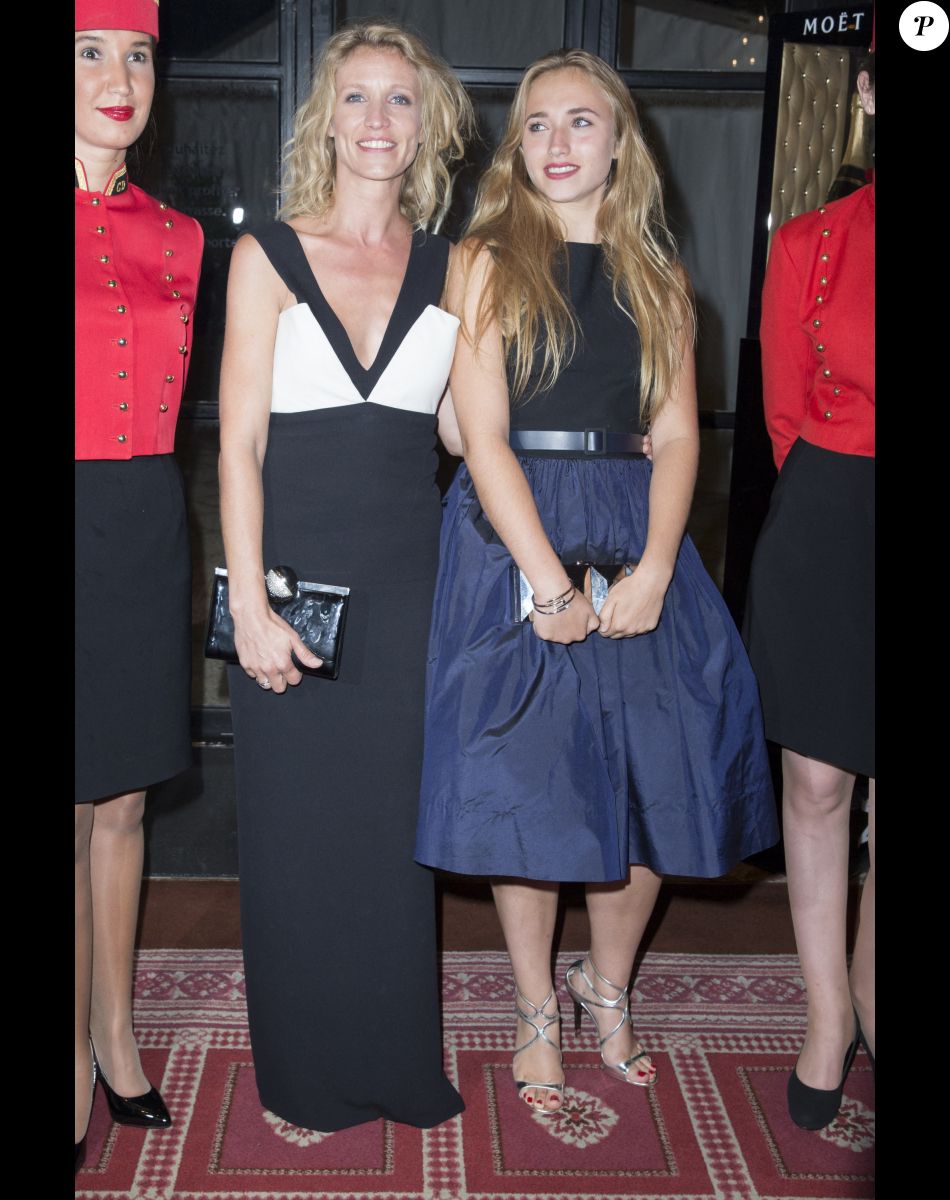 Alexandra Lamy et sa fille Chloé Jouannet - Dîner d'ouverture du 40e festival du cinéma américain de Deauville le 6 septembre 2014.
